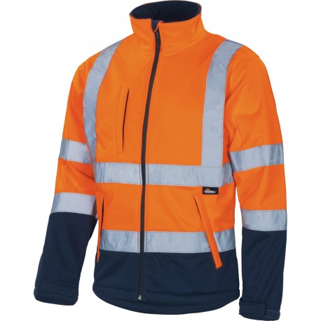 "22731" Warnschutz-Softshelljacke, orange