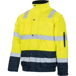 Warnschutz-2in1-Pilotenjacke, gelb