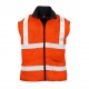 4 in 1 Warnschutz-Parka, orange/marine