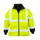4 in 1 Warnschutz-Parka, gelb/marine