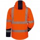 "WINTER" Softshell - Jacke, orange/grau
