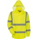 Warnschutz-Regenjacke, gelb