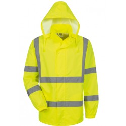 Warnschutz-Regenjacke, gelb