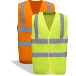 Warnweste antistatisch & flammhemmend, Größe S - 3XL