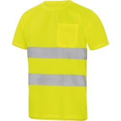 Warnschutz-T-shirt, gelb