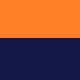 Orange/Marineblau